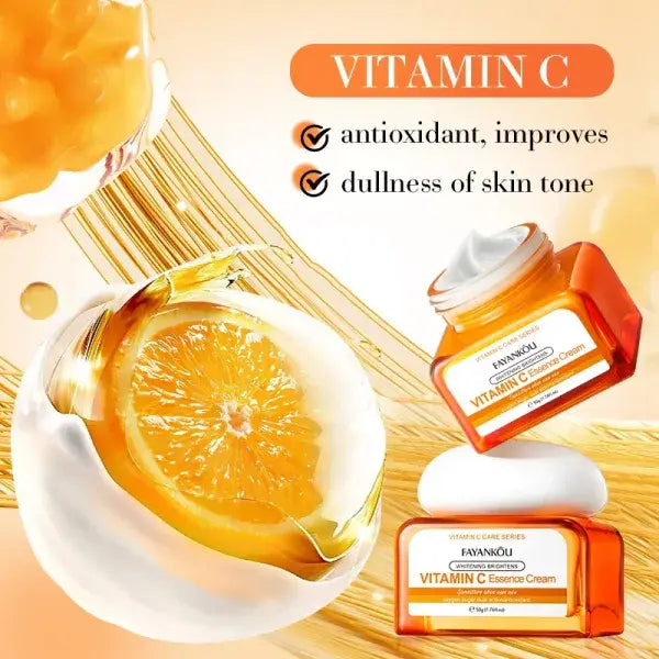 Crema Facial Blanquejadora i Il·luminadora amb Vitamina C (50g)