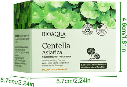 Crema Facial Hidratante de Centella Asiática – Calma, Repara e Hidrata (50 g)