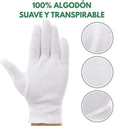Guantes blancos