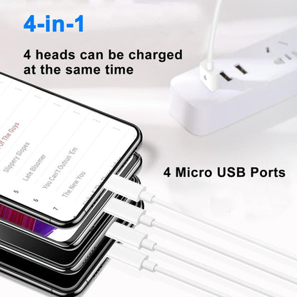 Cabo USB 2 em 1 3A 1.2M