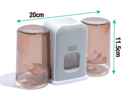 Soporte para cepillo de dientes con dispensador