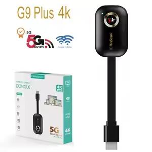 Mirascreen G9 Plus - Dongle Inalámbrico 4K con WiFi para TV