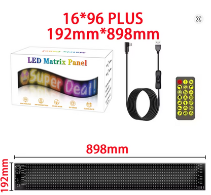 Led matrix panel 16 * 96 plus