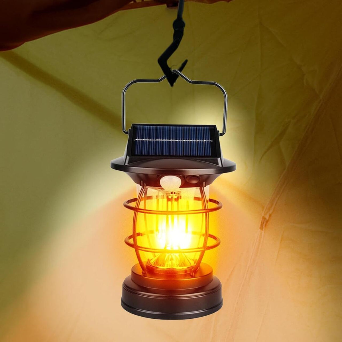 Lámpara solar de camping