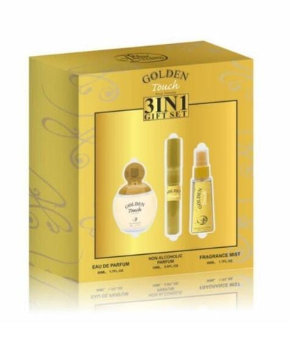 Set Golden Touch Pour Femme 3 In 1
