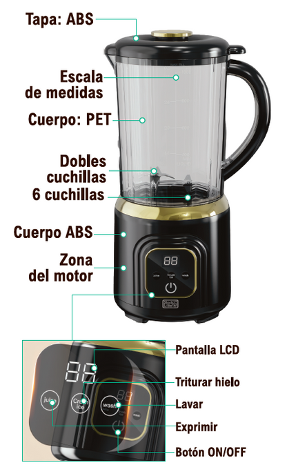 Batidora de vaso