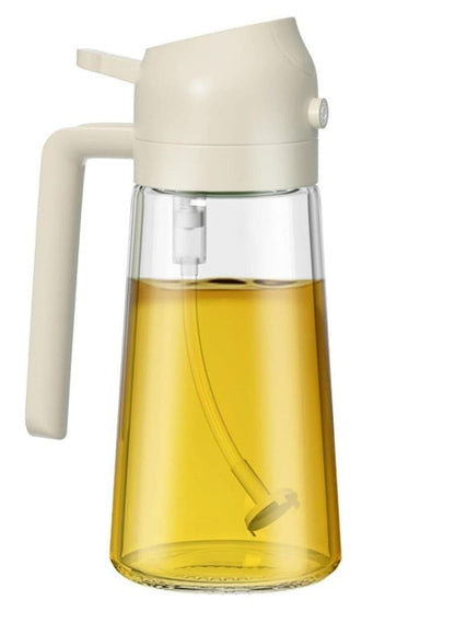 Aceitera dispensadora 2 en 1 + caja
