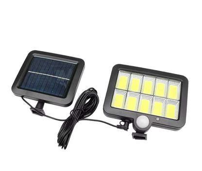 Luz de Pared Solar LED de Aluminio – Iluminación Exterior Resistente al Agua, Elegante y Ecológica