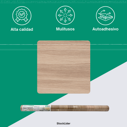 Rollo adhesivo pared y muebles 45cm x 2m