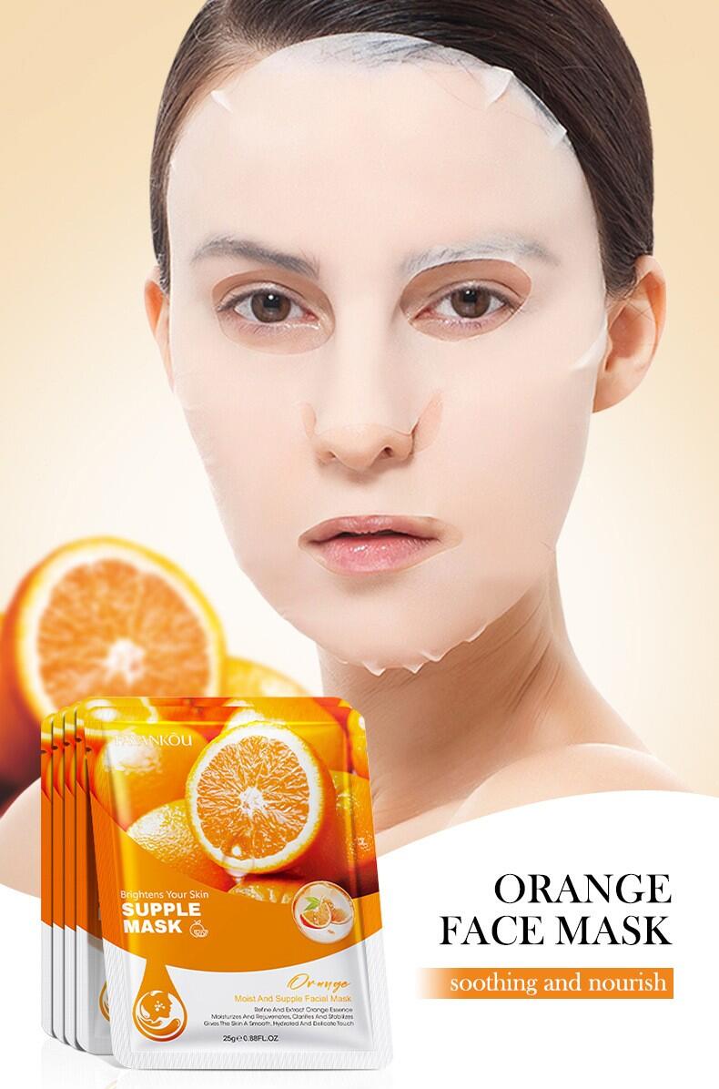 Mascarilla Facial Iluminadora de Naranja – Vitamina C Pura para una Piel Radiante