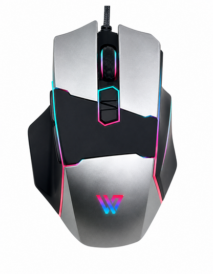 Pack Ratón Gaming RGB + Alfombrilla Antideslizante