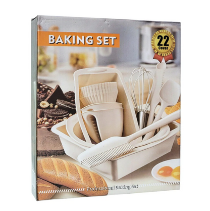 SET PROFESIONAL DE COCINA CON ACCESORIO DE SILICONA 22