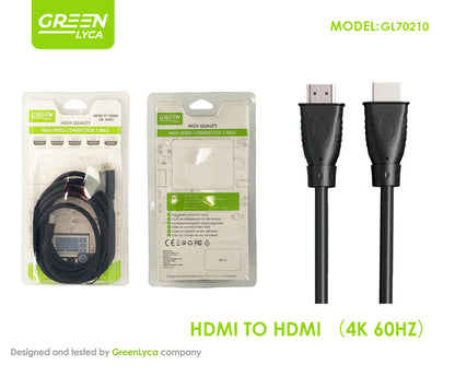 Cable HDTV, 4K FULL HD, 60 Hz, Green Lyca GL70210