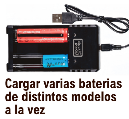 Cargador para pilas 3.7 V