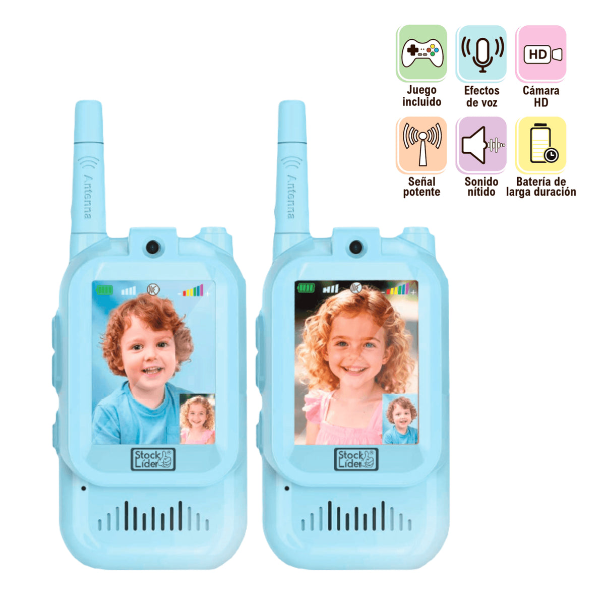 Walkie-talkies Con Pantalla Para Niños