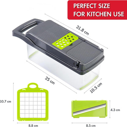 Tallador de verdures, tallador professional de mandolina 14 en 1