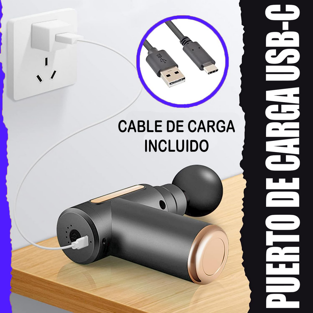 Pistola Masajeadora Varios Accesorios