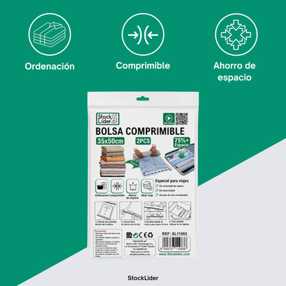 BOLSA COMPRIMIBLE 35X50