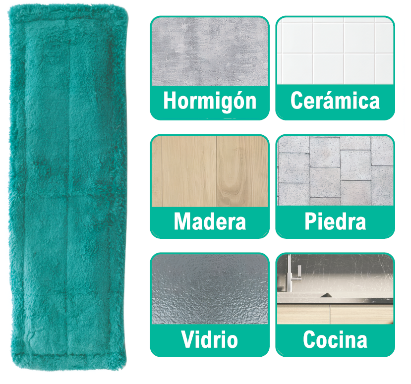 Recambio de mopa liso