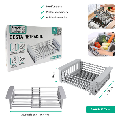 Cesta retráctil
