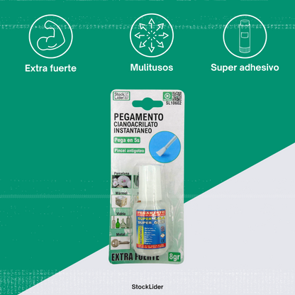 Pegamento cianoacrilato instantáneo