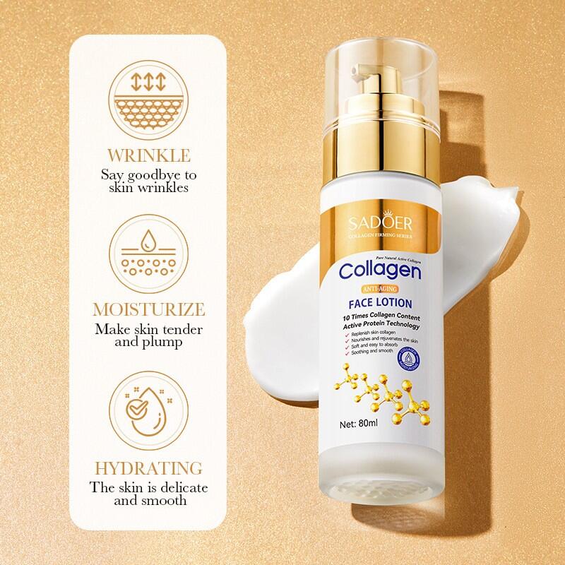 Loción Facial Antiedad Con Colágeno Puro - 80ml