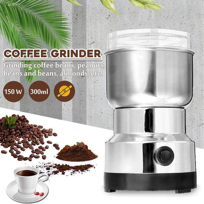 molinillo eléctrico de café/frijol de 200 W en acero inoxidable