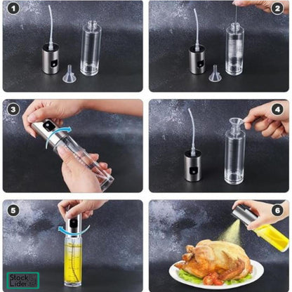 Pulverizador aceite + caja
