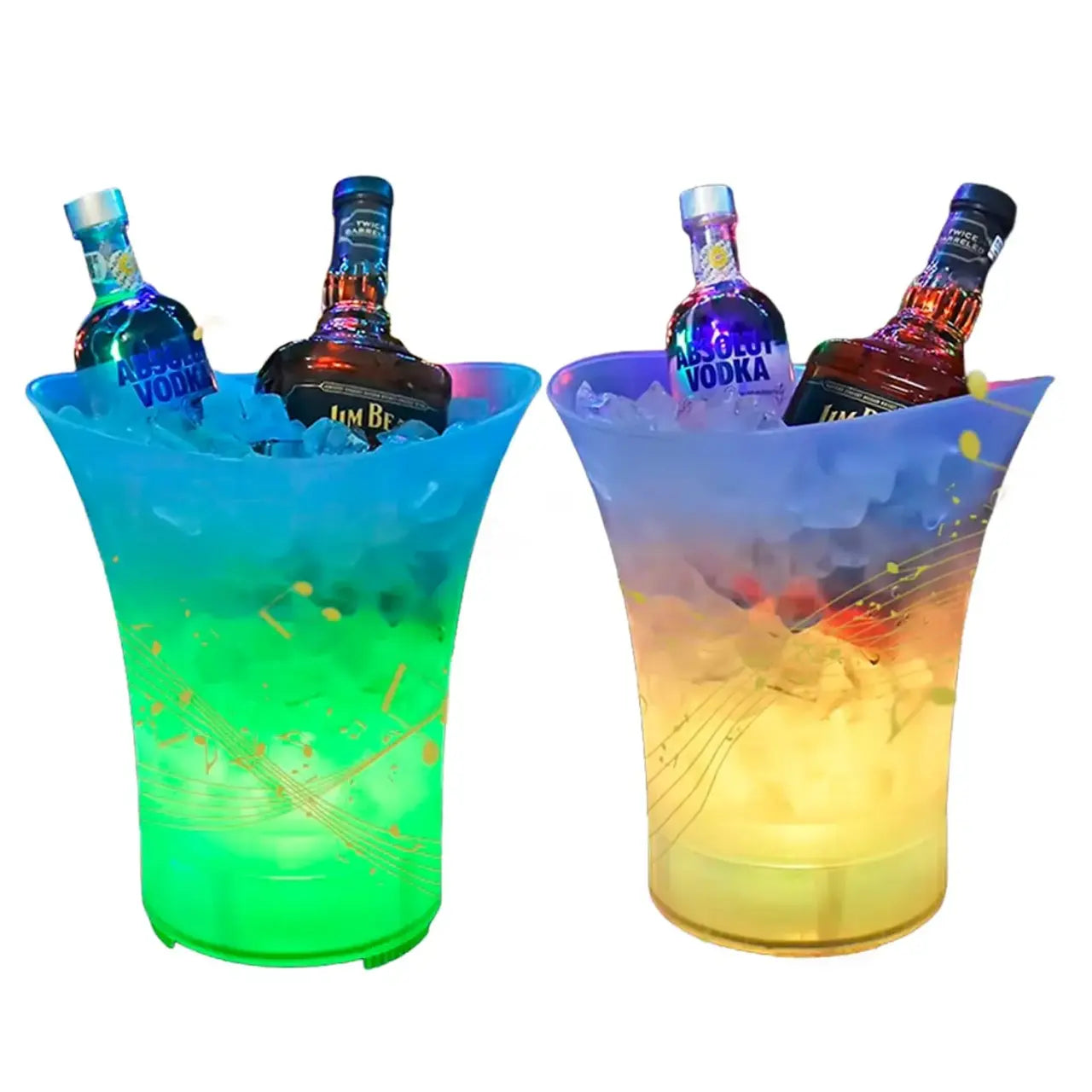 Cubetera Grande con Hielo + Altavoz y Luces LED (5L )