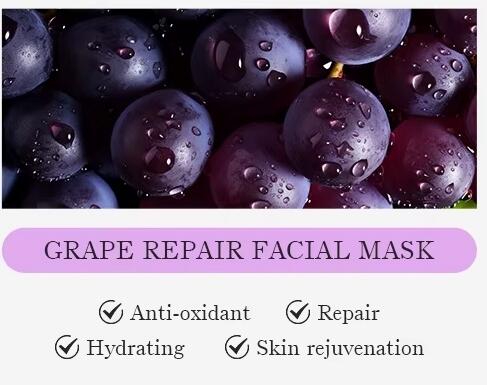 Máscara Facial Hidratante de Uva SADOER