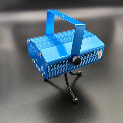 Projector de llum LED per a escenari, minillums làser activades per so, control remot, flaix per a DJ