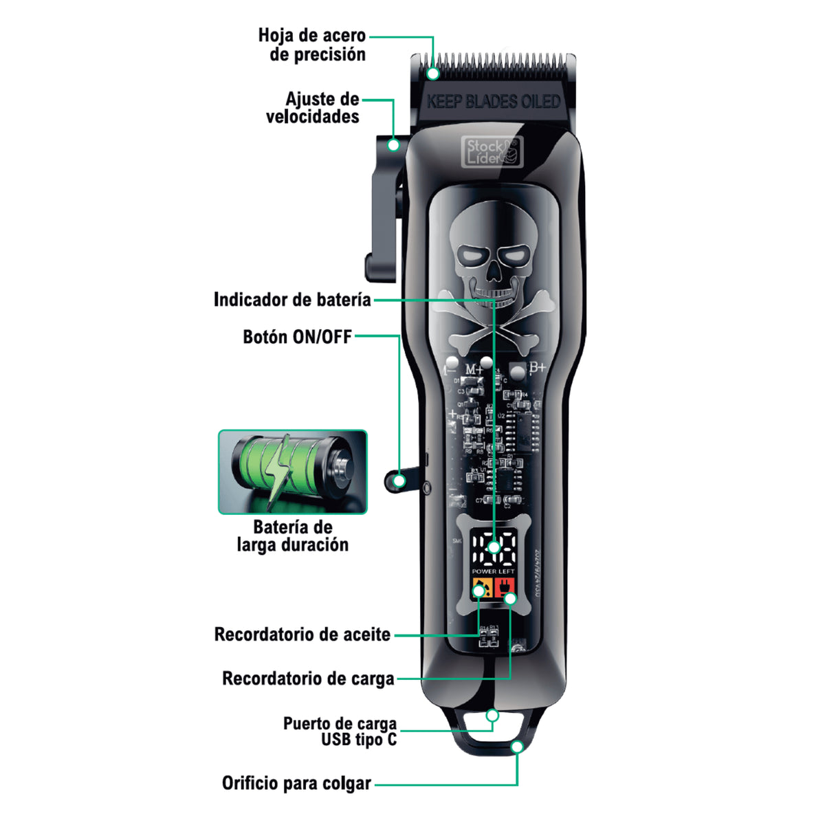 Máquina Cortapelo Profesional
