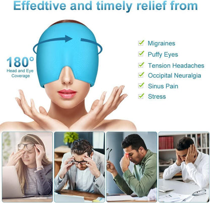 Gorro para dolor de cabeza y migrañas