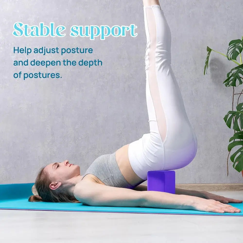 Bloque para Yoga Antideslizante y de Alta Densidad 🧘‍♀️✨