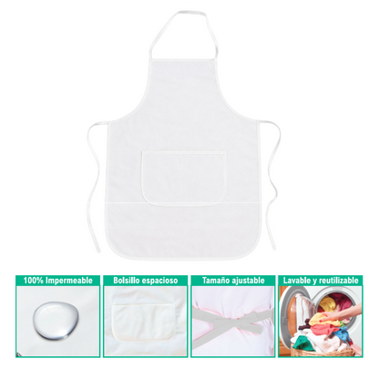 Delantal impermeable doble capa