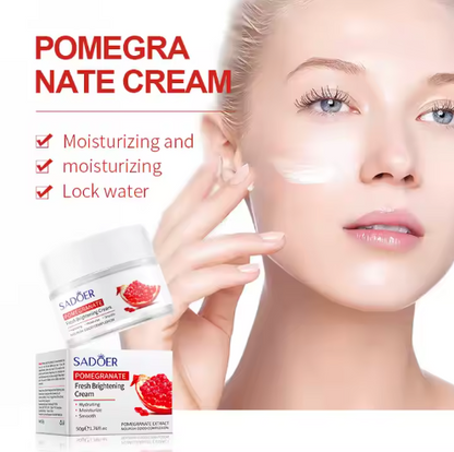 Crema Facial Iluminadora y Refrescante de Granada – 50ml