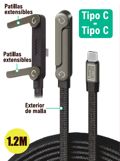 Cable de carga con soporte