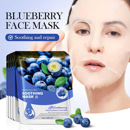 Mascarilla Facial Calmante de Arándanos 25g