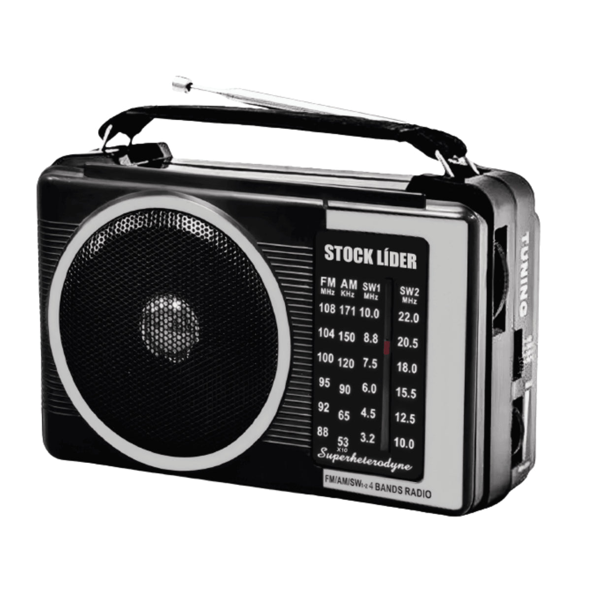 Radio Portátil Con 4 Bandas Am-fm