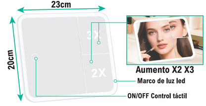 Espejo para maquillaje