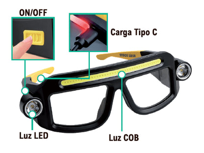GAFAS CON LINTERNA
