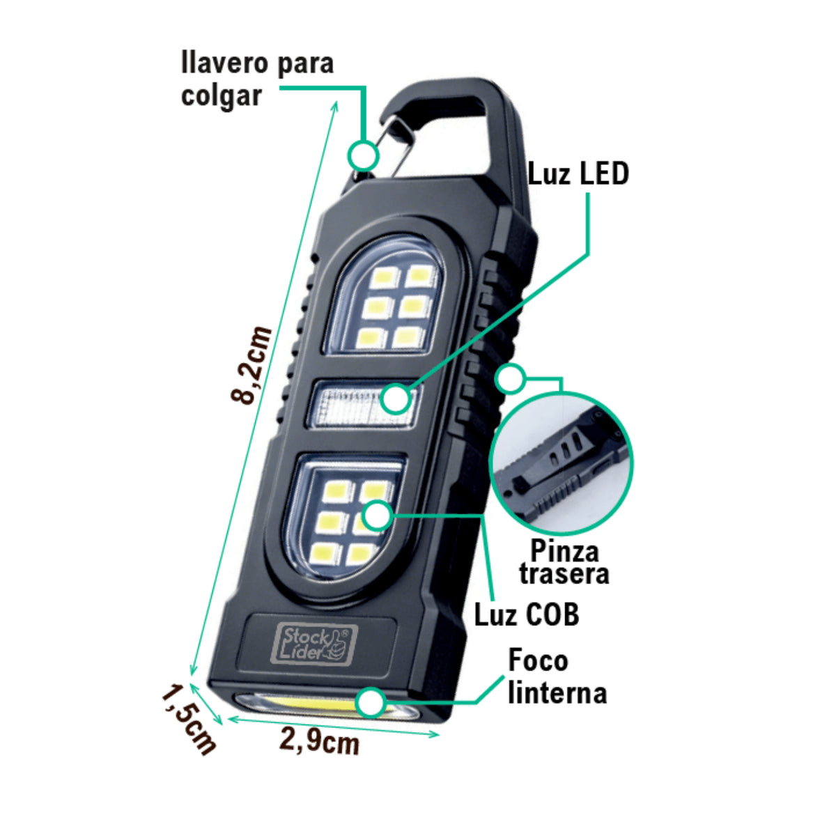 MINI LINTERNA LLAVERO