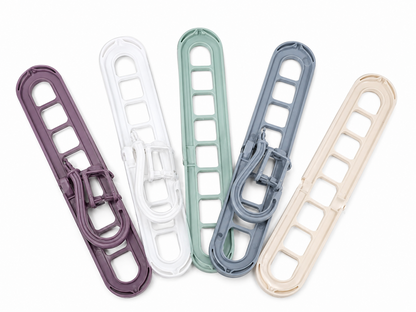 Pack de 5 Perchas Multifuncionales Ahorra Espacio