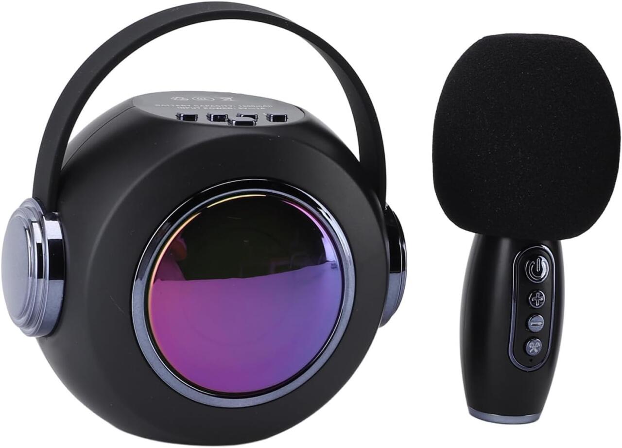 Maquina de Karaoke con Altavoz y Microfono