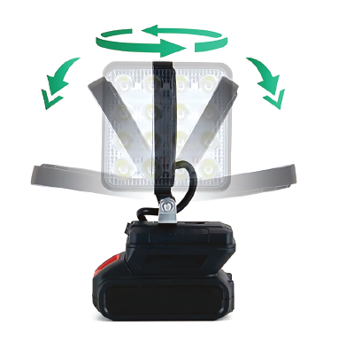 FOCO LED SOLAR CON BATERÍA