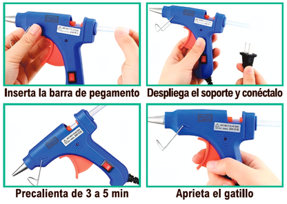 Pistola termofusible