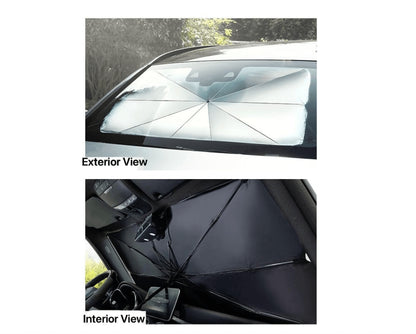 Parasol Delantero para Coche Tipo Paraguas