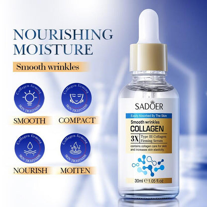 Sérum Reafirmante con Colágeno + Niacinamida + Ácido Hialurónico – 30ml