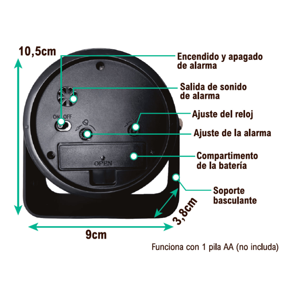 RELOJ DESPERTADOR