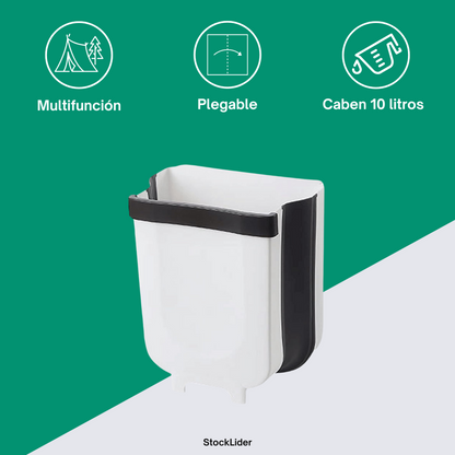 Cubo de basura plegable